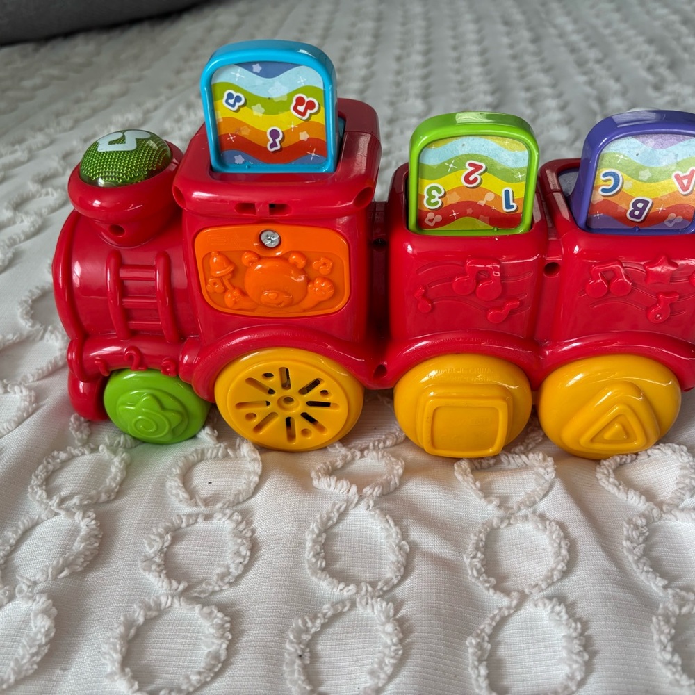 Interactive Red Train Toy with Sounds - Picture 5 of 6